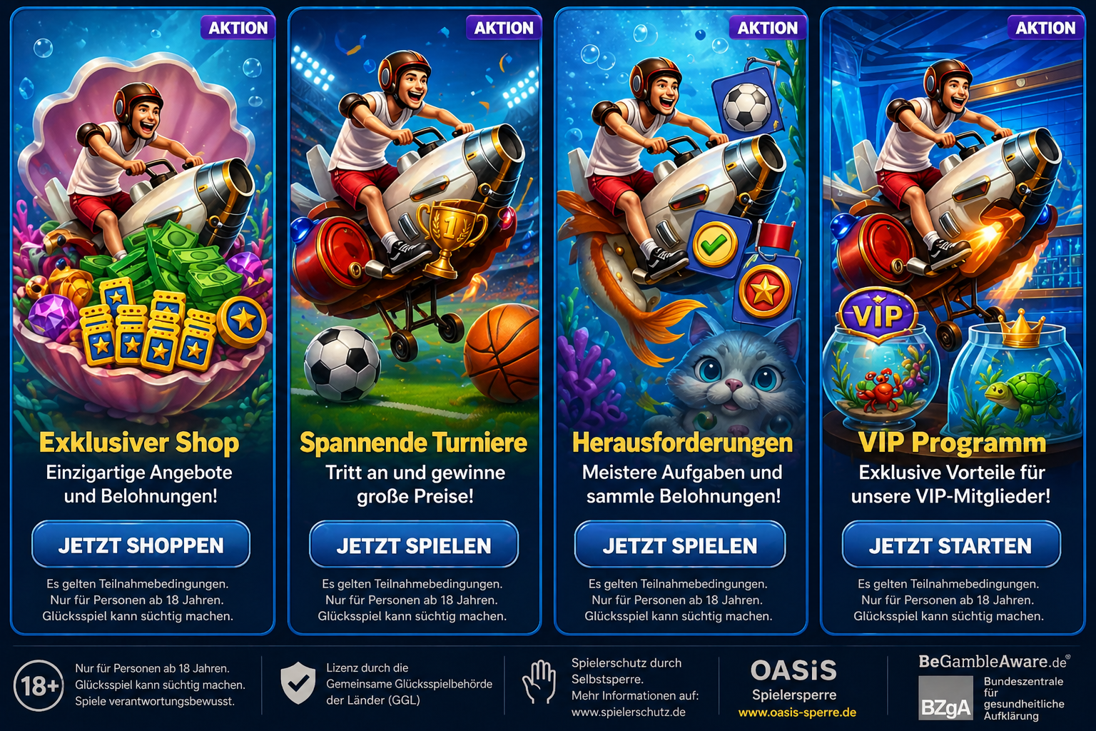 A stylish casino banner showcasing dynamic visuals and bold text, inviting guests to enjoy gaming and nightlife